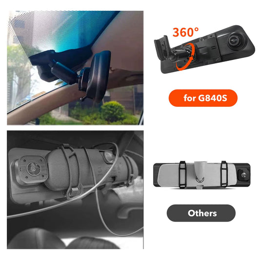OEM Bracket for Mirror Dash Cam 12 Inch Mirror Dash Cam Mount Bracket Arm for Car DVR Instead of Strap